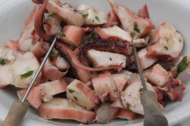 Pulpo potón rodaja cocida kg.