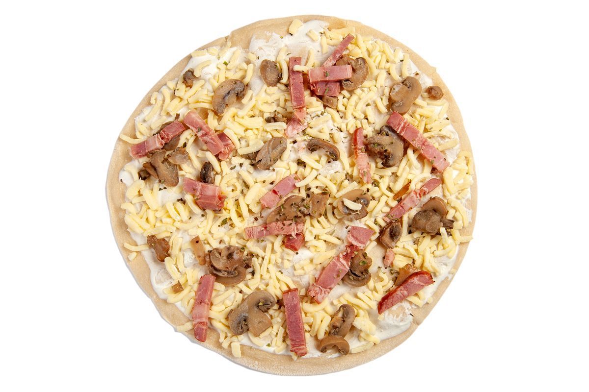 Pizza Tradicional Carbonara 30cm.